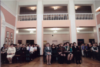 Празднование 90-летия библиотеки. Федоровский зал. Сотрудники. 8 декабря 2010 года.