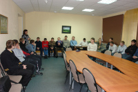 Команда «Кузбасс» в библиотеке. Малый зал.2007 год.