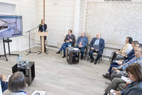 В квартале Юстиции в рамках работы секции «Культурный вектор развития Кузбасса» стратегической конференции прошел круглый стол «Культурно-просветительский центр Сперанского: вклад в формирование правовой культуры и национальной идентичности граждан». 22.11.2023 г.