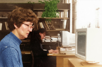 2001 г. отдел литературы на иностранных языках. Библиотекарь Нелли Алексеевна Атапина