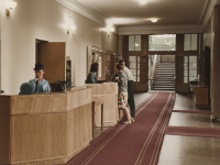 1988 г. 2 этаж основного здания, кафедры выдачи литературы общего читального зала